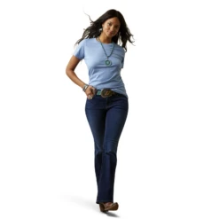 Ariat® Ladies Gila River Light Blue T-Shirt 10045446 -Ariat Shop 10045446d