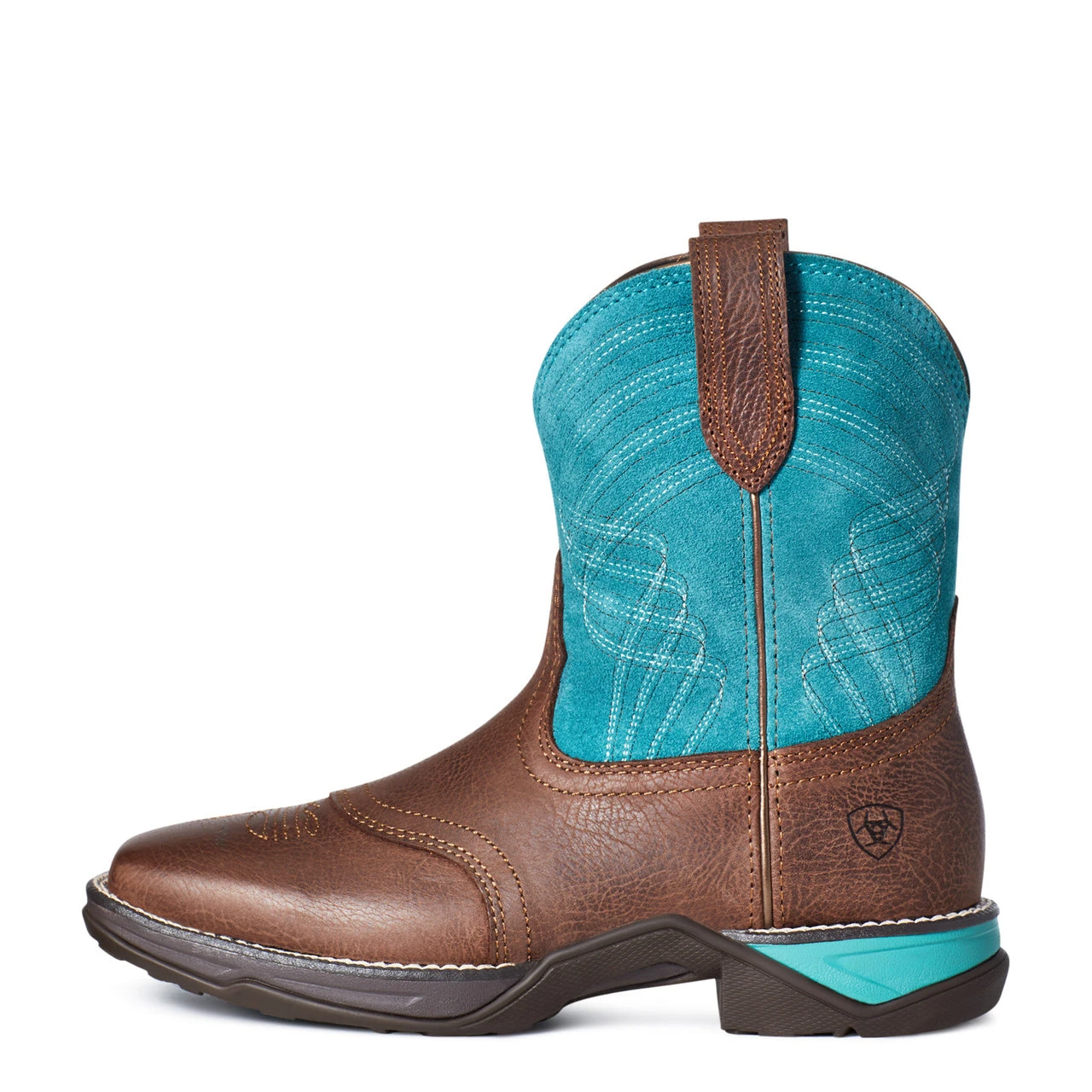 Ariat® Ladies Anthem Shortie Dark Cottage & Turquoise Boots 10035776 4 Ariat® Ladies Anthem Shortie Dark Cottage & Turquoise Boots 10035776 - Image 4