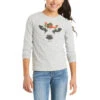 Ariat Girl's Real Moodanna Heather Grey Tee Shirt 10035259