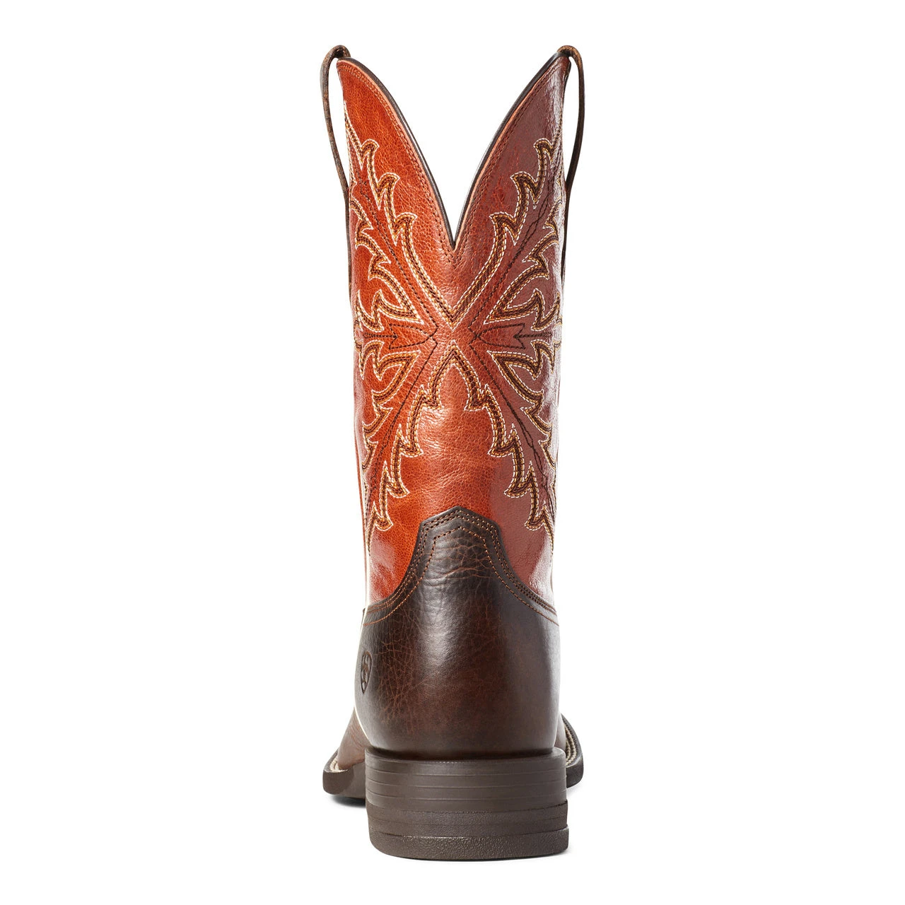 Ariat Men's Qualifier Wicker & Orange Boom Boots 10035900 4 Ariat Men's Qualifier Wicker & Orange Boom Boots 10035900 - Image 4