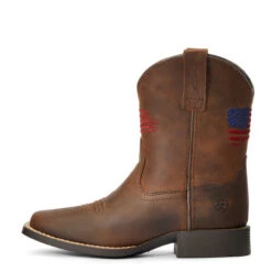 Ariat Children's Distressed Brown Patriot II Cowboy Boots 10034408 -Ariat Shop 57 712bdf75 a74e 40ef a560 987a53b3b2c3