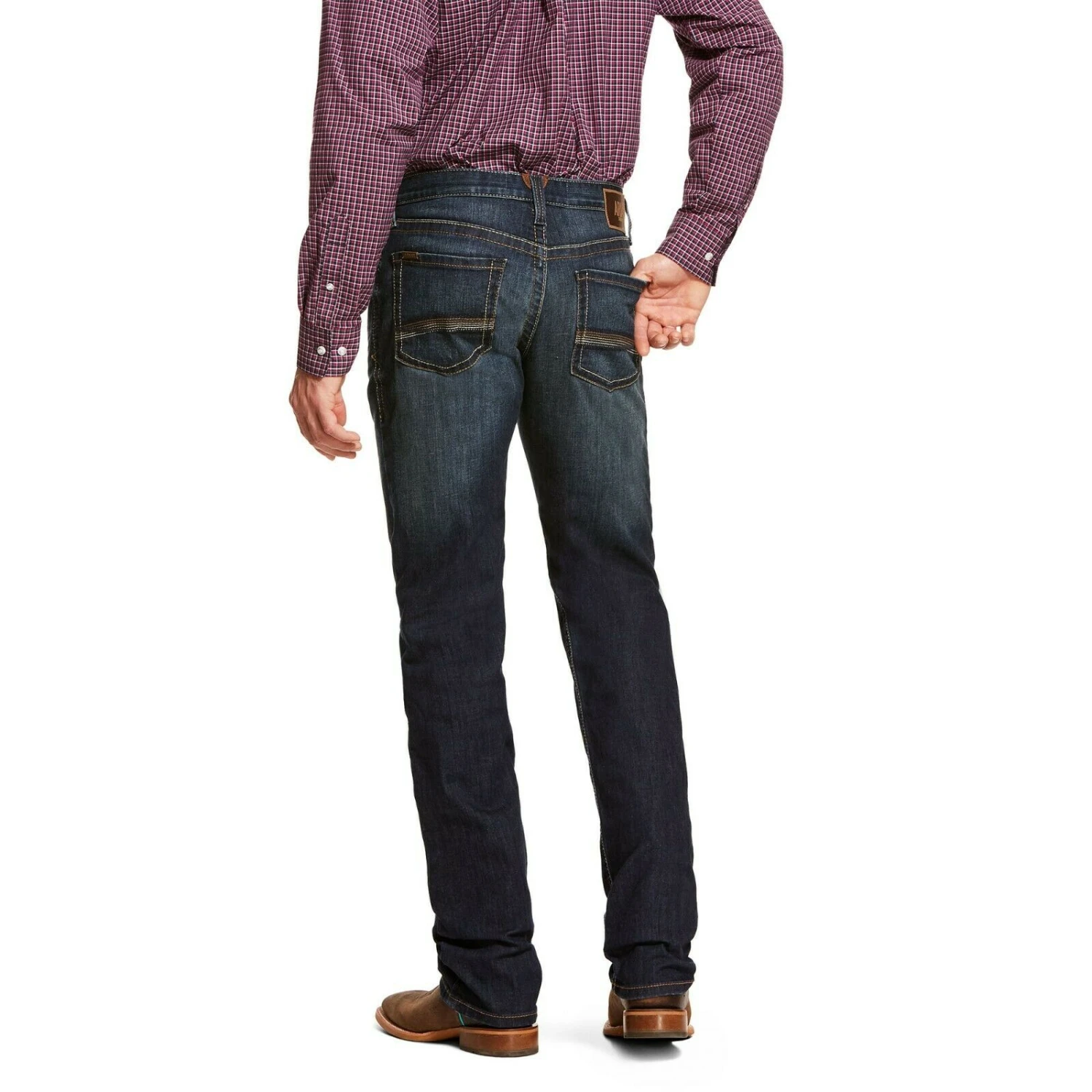 Ariat® Men's M4 Low Rise TekStretch Miller Straight Leg Jean 10028947 1 Ariat® Men's M4 Low Rise TekStretch Miller Straight Leg Jean 10028947