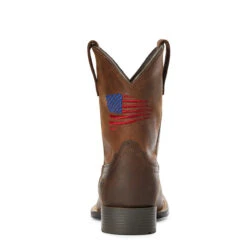 Ariat Children's Distressed Brown Patriot II Cowboy Boots 10034408 -Ariat Shop 57 a7ecf5fd 1f06 4c93 8212 19169e2c30bd