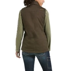 Ariat® Ladies Rebar™ DuraCanvas™ Insulated Brown Work Vest 10032920 6 Ariat® Ladies Rebar™ DuraCanvas™ Insulated Brown Work Vest 10032920 -Ariat Shop 57 b1f01ea6 b946 46e8 a9e3 83be49f08c16