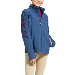 AriatĀ® Childrens Marine Blue New Team Softshell Jackets 10032686