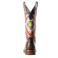 Ariat Ladies Eye Dazzler Aztec & Iron Grey Fonda Boots 10029709 -Ariat Shop F19 WMS WEST Couto 10029709 heel