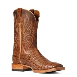 Ariat® Men's Relentless Denton Carmel Tan Exotic Boots 10035923 10 Ariat® Men's Relentless Denton Carmel Tan Exotic Boots 10035923 -Ariat Shop F21 MNS WEST 10035923 medial