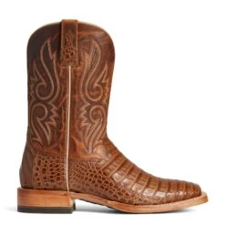 Ariat® Men's Relentless Denton Carmel Tan Exotic Boots 10035923 8 Ariat® Men's Relentless Denton Carmel Tan Exotic Boots 10035923 -Ariat Shop F21 MNS WEST 10035923 side11