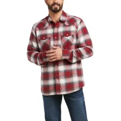 Ariat® Men's Rio Red Hillsboro Retro Snap Button Down Shirt 10037334