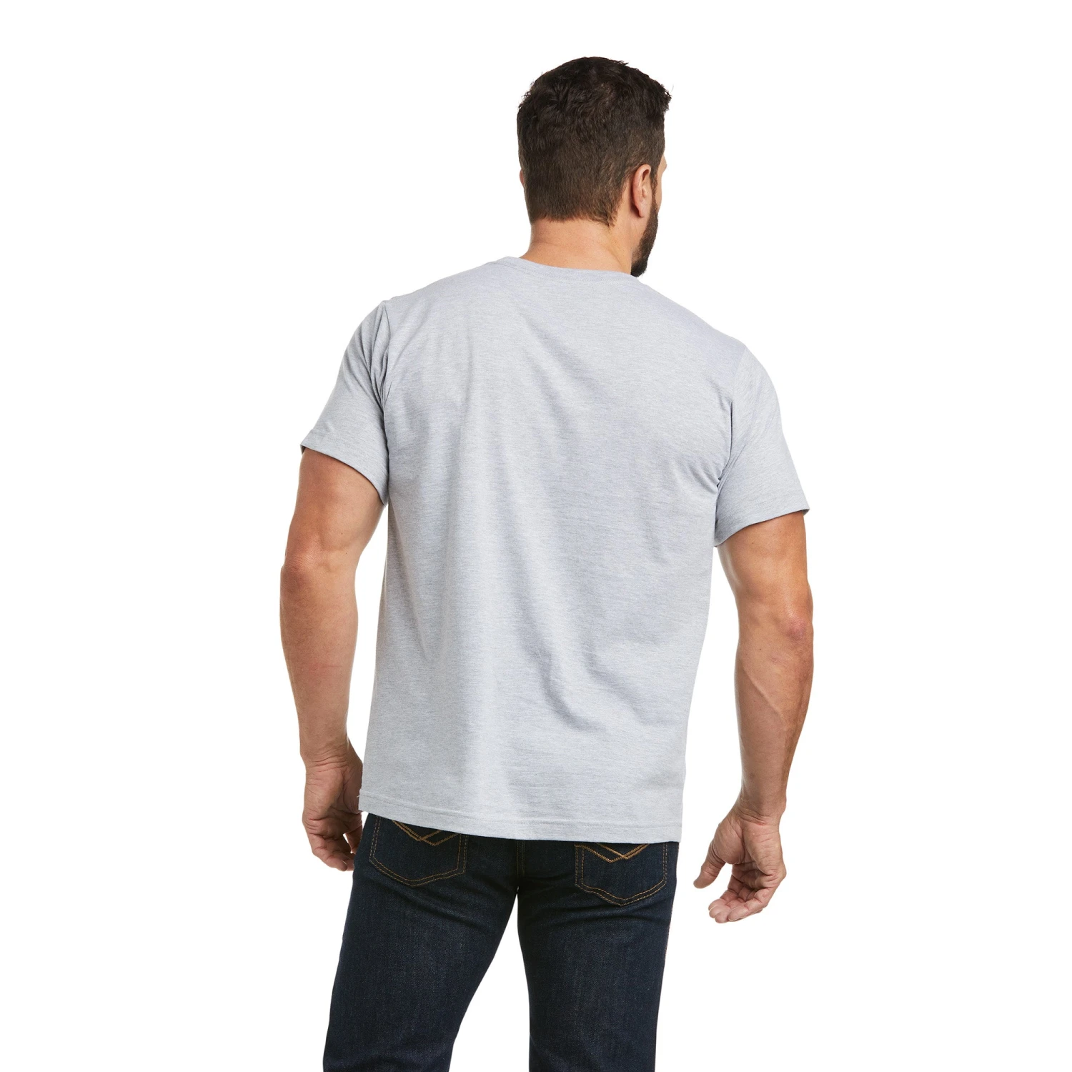 Ariat Men's Love This Land Short Sleeve Grey Heather T-Shirt 10037838 2 Ariat Men's Love This Land Short Sleeve Grey Heather T-Shirt 10037838 - Image 2