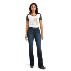 Ariat® Ladies R.E.A.L.™ Ballary Slim High Rise Boot Cut Jeans 10036813 -Ariat Shop F21 WEST WMS 10036813 full