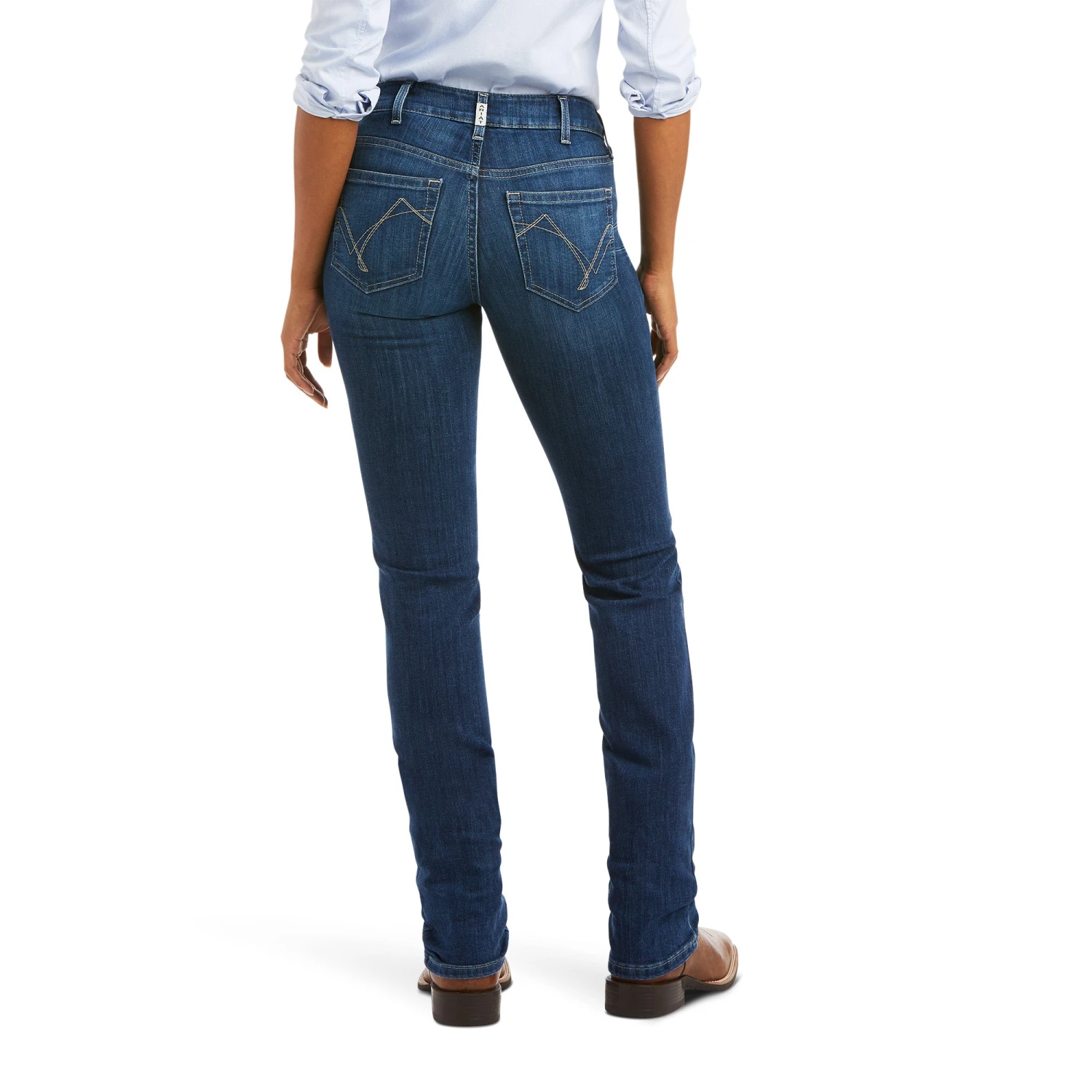 Ariat® R.E.A.L.™ Perfect Rise Abby Straight Leg Jeans 10036814 1 Ariat® R.E.A.L.™ Perfect Rise Abby Straight Leg Jeans 10036814