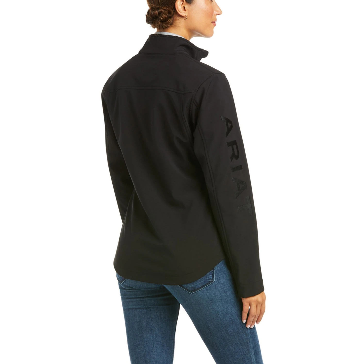Ariat Ladies New Team Black Softshell Jacket 10037393 1 Ariat Ladies New Team Black Softshell Jacket 10037393