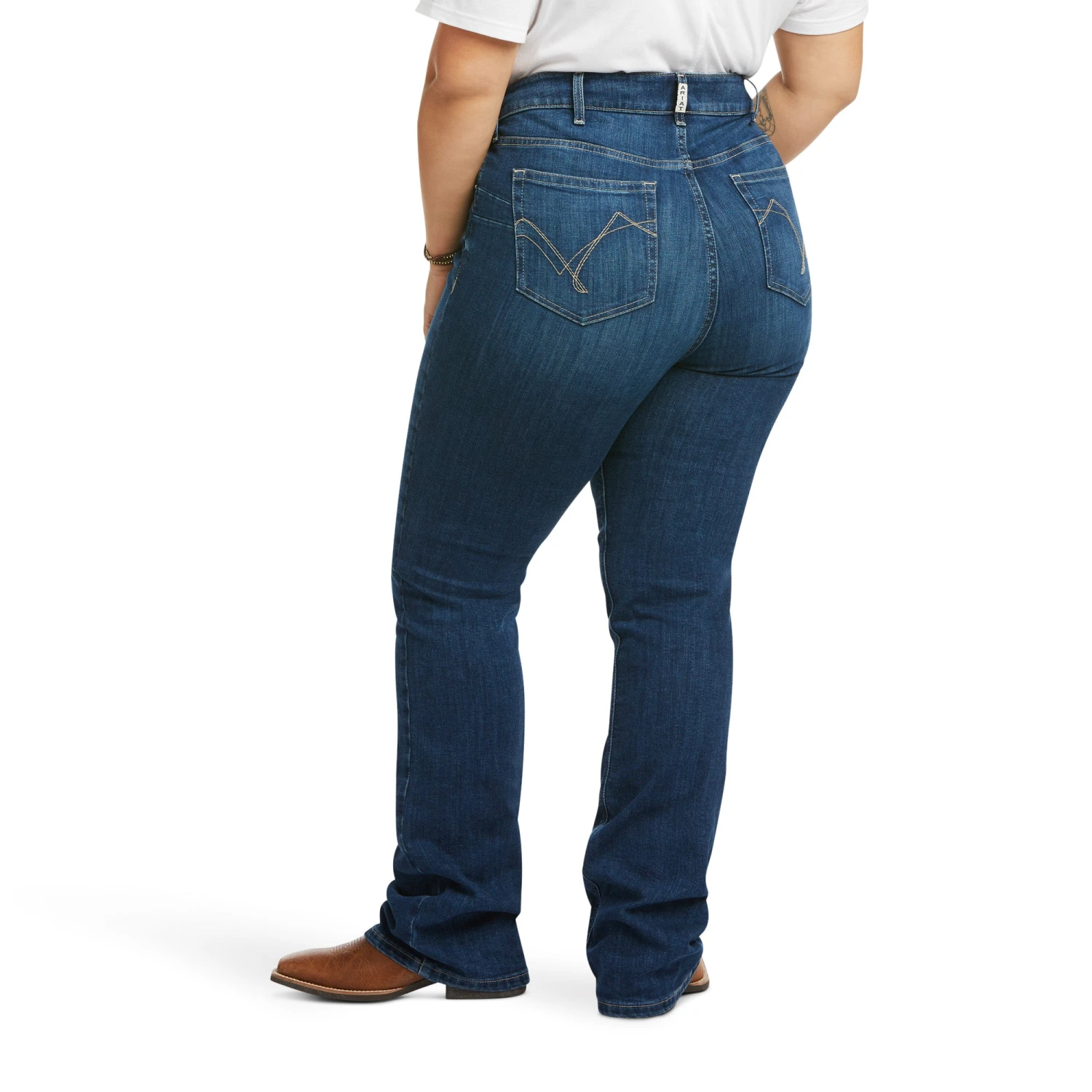 Ariat® R.E.A.L.™ Perfect Rise Abby Straight Leg Jeans 10036814 2 Ariat® R.E.A.L.™ Perfect Rise Abby Straight Leg Jeans 10036814 - Image 2