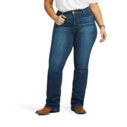 Ariat® R.E.A.L.™ Perfect Rise Abby Straight Leg Jeans 10036814 10 Ariat® R.E.A.L.™ Perfect Rise Abby Straight Leg Jeans 10036814 -Ariat Shop F21 WMS WEST 10036814 front plus