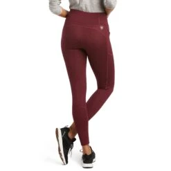 Ariat Ladies Tek Windsor Wine Embossed Compression Tights 10037440 5 Ariat Ladies Tek Windsor Wine Embossed Compression Tights 10037440 -Ariat Shop F21 WMS WEST 10037440 back