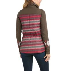 Ariat Ladies REAL Crius Serape Concealed Carry Full Zip Vest 10037468 9 Ariat Ladies REAL Crius Serape Concealed Carry Full Zip Vest 10037468 -Ariat Shop F21 WMS WEST 10037468 back