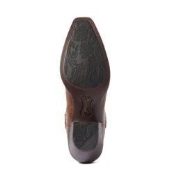 Ariat Ladies Heritage D Toe StretchFit Dark Tan Western Boots 10038313 -Ariat Shop F21 WMS WEST 10038313 sole