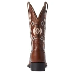 Ariat Ladies Round Up Skyler Canyon Tan Boots 10038327 -Ariat Shop F21 WMS WEST 10038327 heel