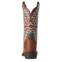 Ariat Ladies Lonestar Ridge Tan & Old Muted Serape Boots 10038329 -Ariat Shop F21 WMS WEST 10038329 heel