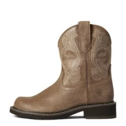 Ariat Ladies Fatbaby Heritage Cozy Ash Brown Boots 10038374 -Ariat Shop F21 WMS WEST 10038374 side