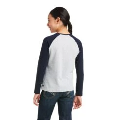 Ariat® Children's Heart Of My Heart Long Sleeve Grey T-Shirt 10037350 -Ariat Shop F21 YTH ENGL 10037350 back 6b07839c 2f7a 4867 b06f ae3309b4ed35