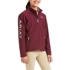 Ariat Children's New Team Windsor Wine Softshell Jacket 10037400