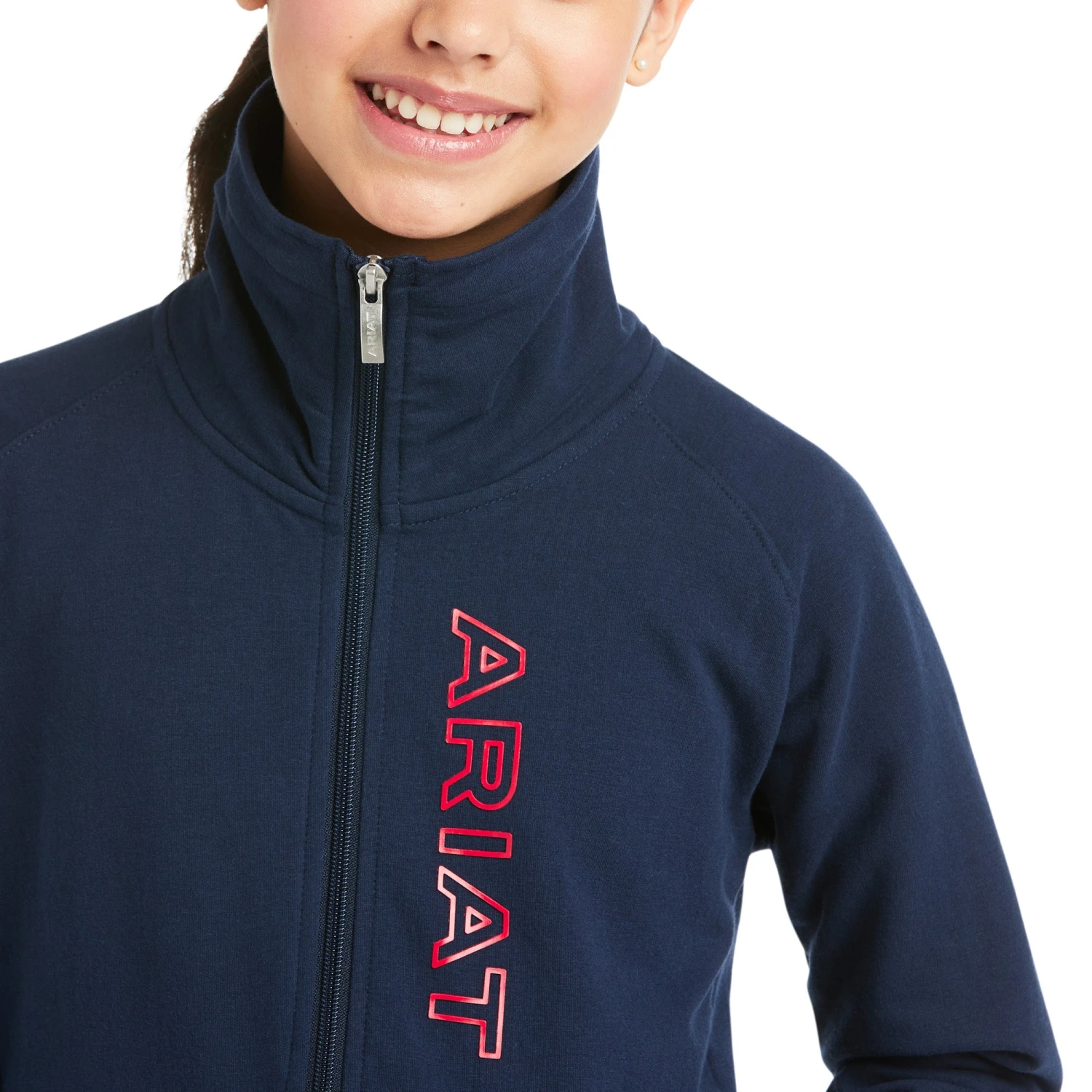 Ariat® Children's Team Logo Navy Sweatshirt 10037723 3 Ariat® Children's Team Logo Navy Sweatshirt 10037723 - Image 3