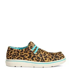 Ariat Children's Hilo Sparkle Brown Leopard Casual Shoes 10038446 -Ariat Shop F21 YTH WEST 10038446 side