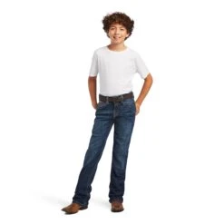 Ariat® Youth Boy's B4 Ramos Relaxed Tourismo Bootcut Jeans 10041090 -Ariat Shop F22 BYS WEST 10041090 full