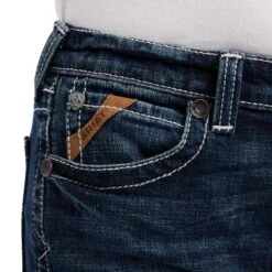 Ariat® Youth Boy's B4 Relaxed Hugo Denali Wash Bootcut Jeans 10042201 -Ariat Shop F22 BYS WEST 10042201 detail01