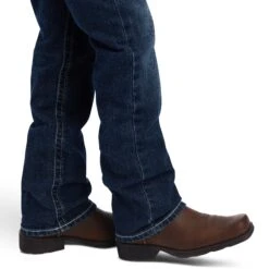 Ariat® Youth Boy's B4 Relaxed Hugo Denali Wash Bootcut Jeans 10042201 -Ariat Shop F22 BYS WEST 10042201 detail03
