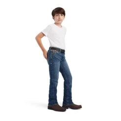Ariat® Youth Boy's B5 Slim Bracken Nelson Straight Leg Jeans 10042202 8 Ariat® Youth Boy's B5 Slim Bracken Nelson Straight Leg Jeans 10042202 -Ariat Shop F22 BYS WEST 10042202 full