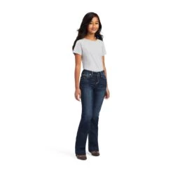 Ariat® Girl's R.E.A.L™ Estella Nightshade Trouser Jeans 10042214 9 Ariat® Girl's R.E.A.L™ Estella Nightshade Trouser Jeans 10042214 -Ariat Shop F22 GLS WEST 10042214 front