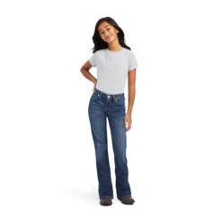Ariat® Girl's R.E.A.L™ Esmeralda Dresden Bootcut Jeans 10042215 -Ariat Shop F22 GLS WEST 10042215 full