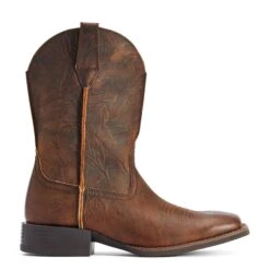 Ariat Men's Sport Rambler Bartop Brown Square Toe Boots 10042586 -Ariat Shop F22 MNS WEST 10042586 side231654