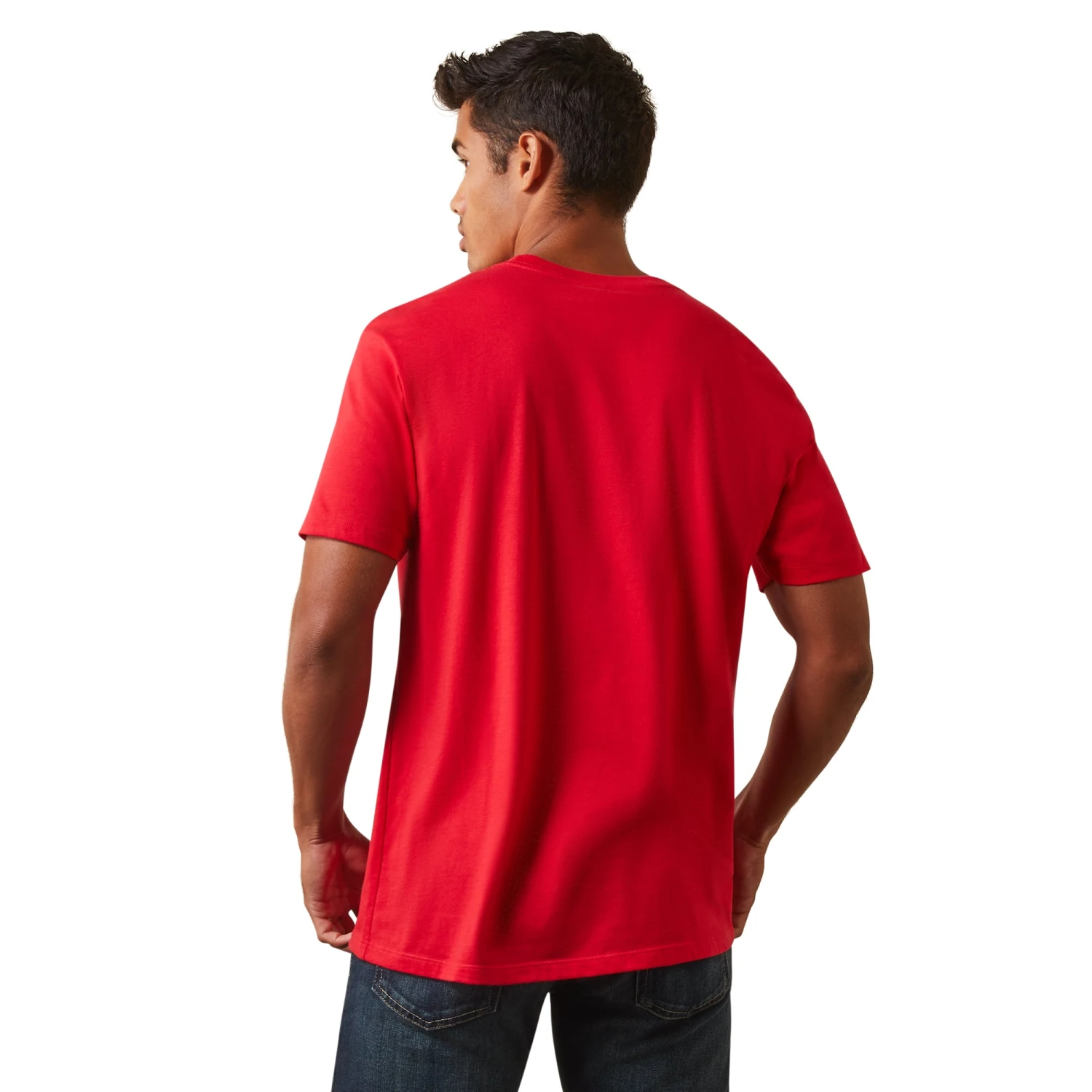 Ariat® Men's Viva Mexico Independent SMU Red T-Shirt 10043068 2 Ariat® Men's Viva Mexico Independent SMU Red T-Shirt 10043068 - Image 2