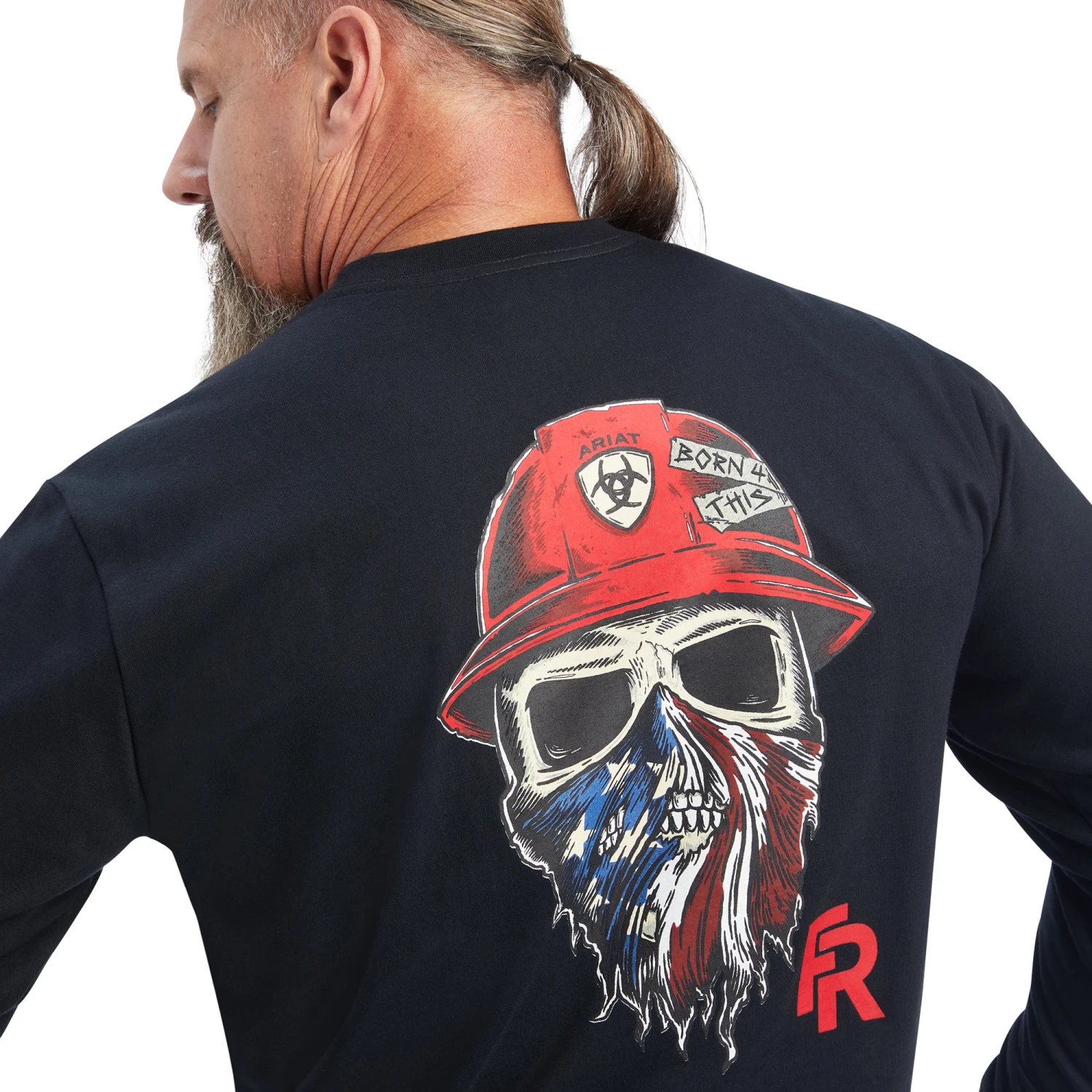 Ariat Men's FR Born For This Black Work T-Shirt 10041479 3 Ariat Men's FR Born For This Black Work T-Shirt 10041479 - Image 3