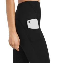 Ariat® Ladies Venture Thermal Half Grip Tight Black Leggings 10041347 -Ariat Shop F22 WMS ENGL 10041347 detail01