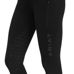 Ariat® Ladies Venture Thermal Half Grip Tight Black Leggings 10041347 -Ariat Shop F22 WMS ENGL 10041347 detail02