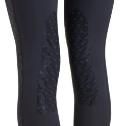 Ariat® Ladies E0S Lumina Knee Patch Tight Ebony Leggings 10041349 -Ariat Shop F22 WMS ENGL 10041349 detail02