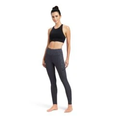 Ariat® Ladies E0S Lumina Knee Patch Tight Ebony Leggings 10041349 -Ariat Shop F22 WMS ENGL 10041349 full