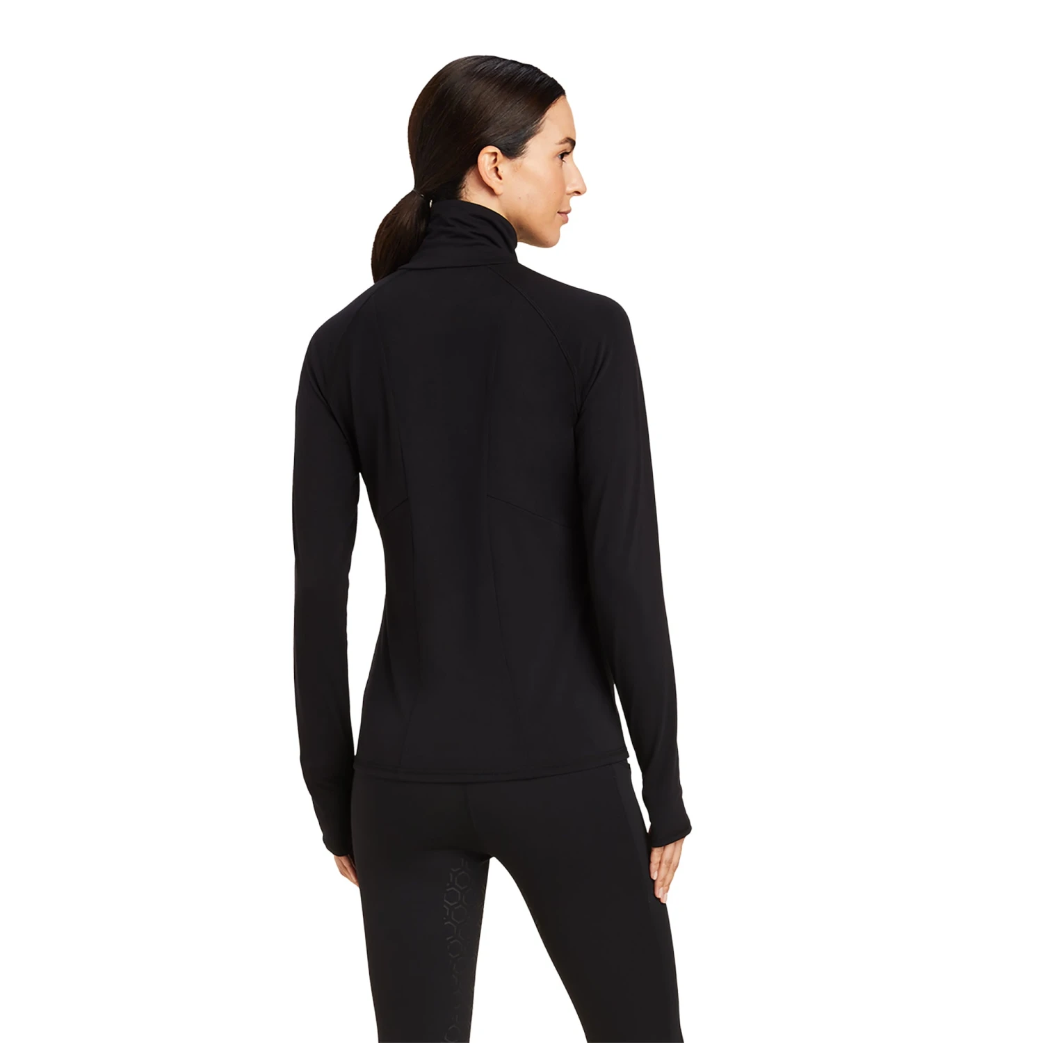 Ariat® Ladies Venture Baselayer Black Long Sleeve Shirt 10041360 2 Ariat® Ladies Venture Baselayer Black Long Sleeve Shirt 10041360 - Image 2