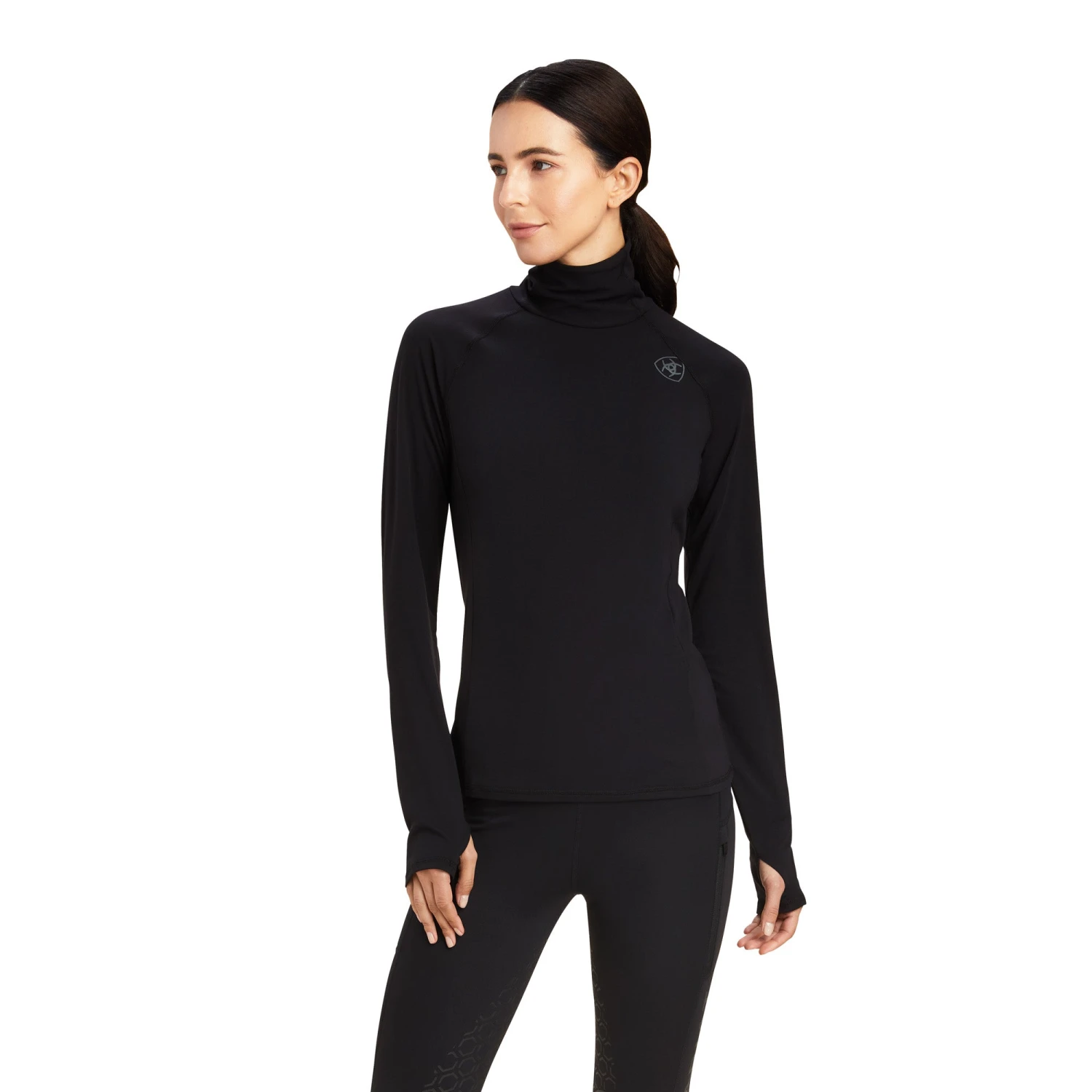 Ariat® Ladies Venture Baselayer Black Long Sleeve Shirt 10041360 1 Ariat® Ladies Venture Baselayer Black Long Sleeve Shirt 10041360