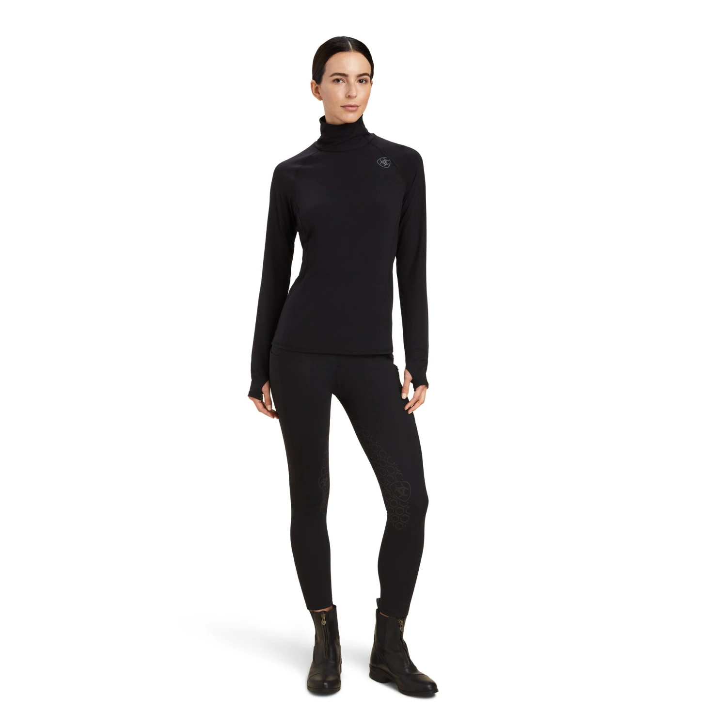 Ariat® Ladies Venture Baselayer Black Long Sleeve Shirt 10041360 4 Ariat® Ladies Venture Baselayer Black Long Sleeve Shirt 10041360 - Image 4