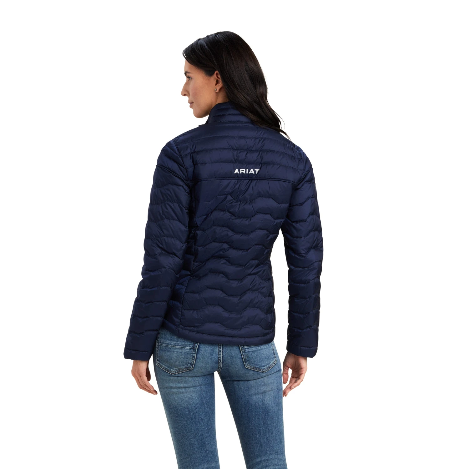 Ariat® Ladies Navy Eclipse Ideal Down Jacket 10041381 2 Ariat® Ladies Navy Eclipse Ideal Down Jacket 10041381 - Image 2