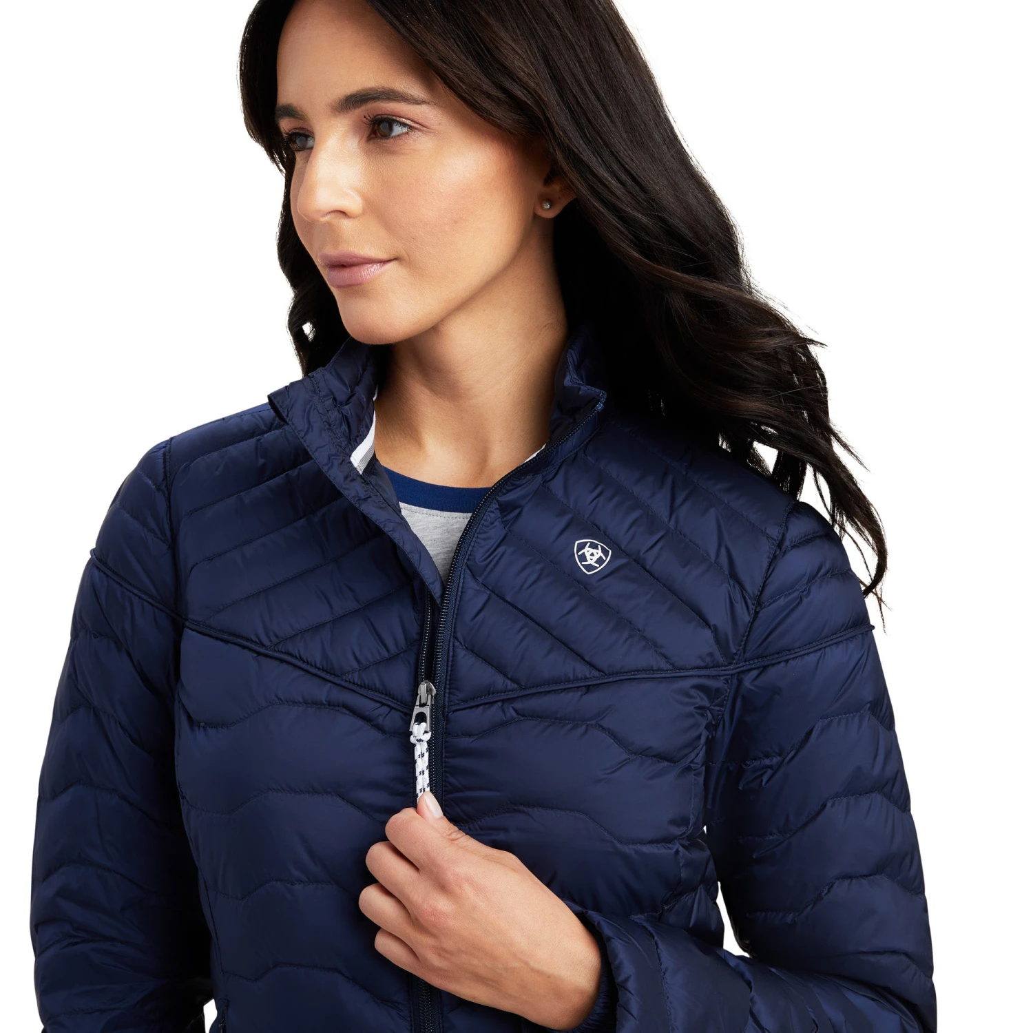 Ariat® Ladies Navy Eclipse Ideal Down Jacket 10041381 3 Ariat® Ladies Navy Eclipse Ideal Down Jacket 10041381 - Image 3