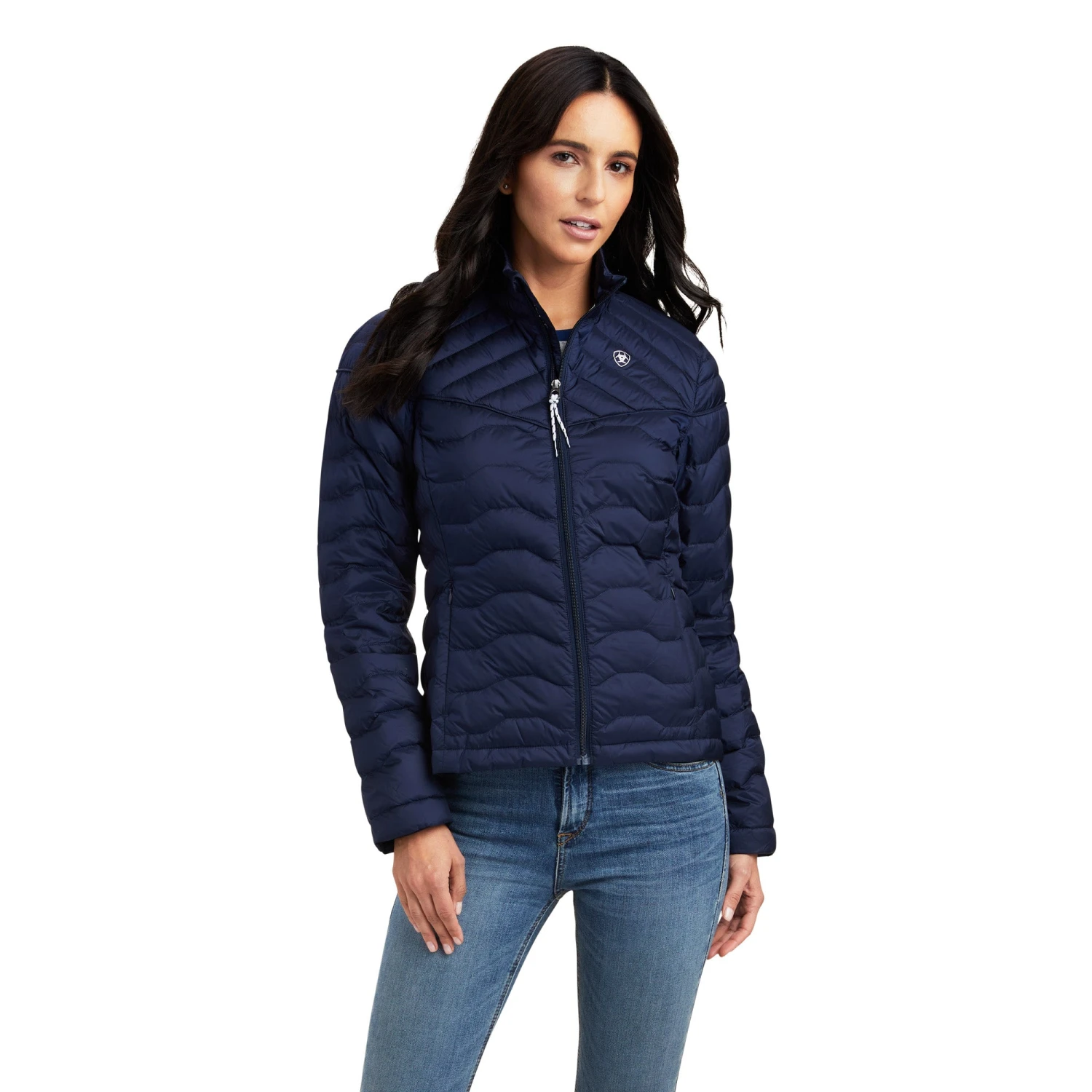 Ariat® Ladies Navy Eclipse Ideal Down Jacket 10041381 1 Ariat® Ladies Navy Eclipse Ideal Down Jacket 10041381