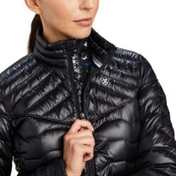 Ariat® Ladies IR Black Ideal Down Jacket 10041382 -Ariat Shop F22 WMS ENGL 10041382 detail01