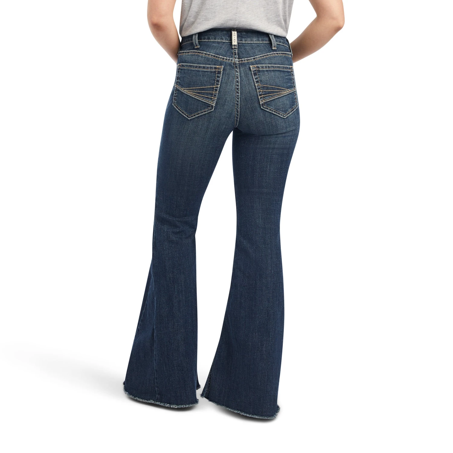 Ariat® Ladies R.E.A.L™ High Rise Zinnia Extreme Flare Jeans 10041113 1 Ariat® Ladies R.E.A.L™ High Rise Zinnia Extreme Flare Jeans 10041113